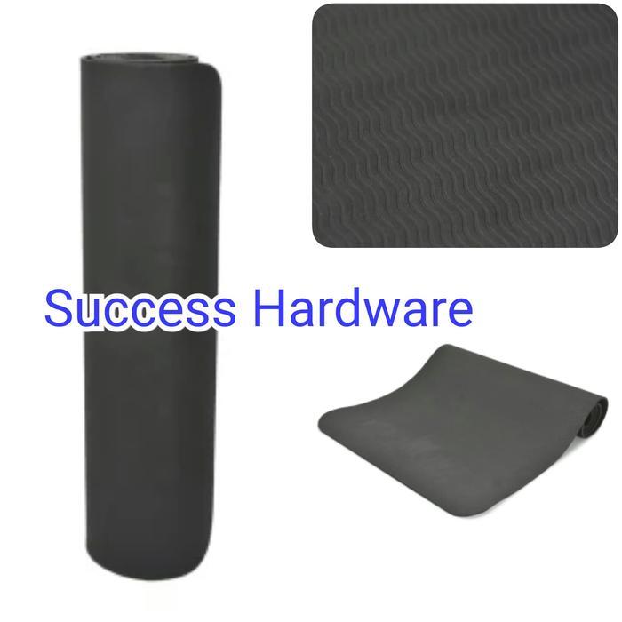 IRON GYM MATRAS OLAHRAGA / PERALATAN YOGA / EXERCISE MAT 6MM - HITAM