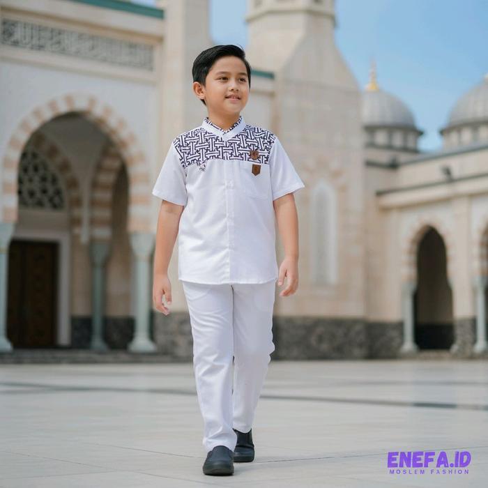 TERLENGKAP BAJU KOKO ANAK LAKI LAKI SETELAN KOKO ANAK PAKAIAN MUSLIM ANAK LENGAN PENDEK UMUR 4-13