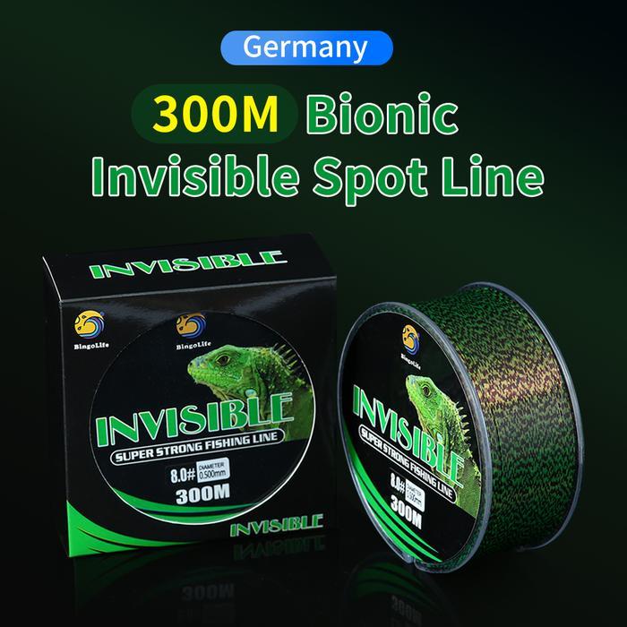 Maguro Fishing - Garis Pancing Nilon 300M Senar Titik Tak Terlihat Garis Fishing