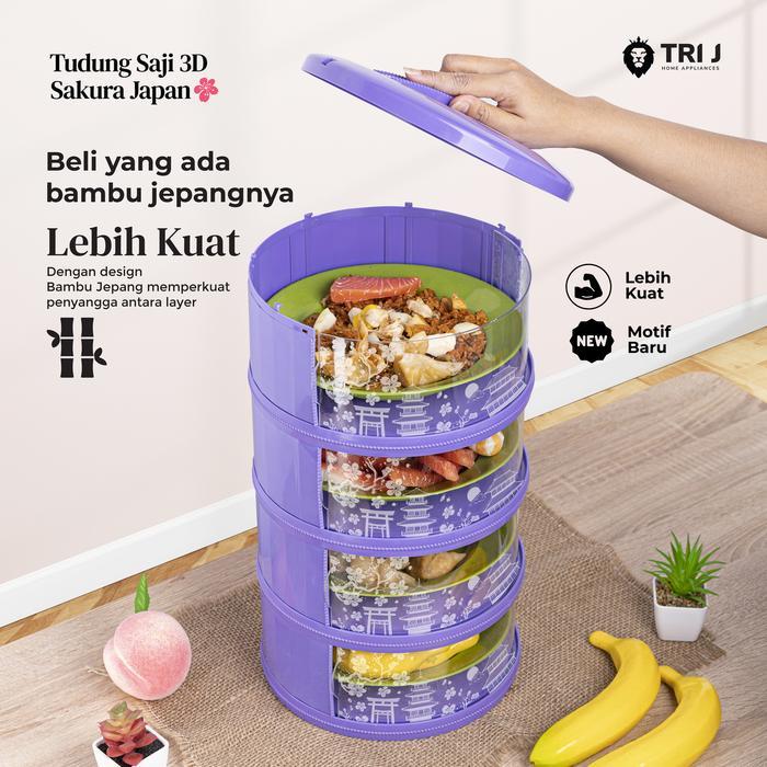 TUDUNG SAJI FOOD STORAGE 4 SUSUN