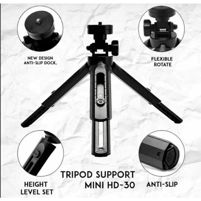 MINI TRIPOD HD 30 - TRIPOD MINI KAMERA HANDPHONE FOR RINGLIGHT TRIPOD