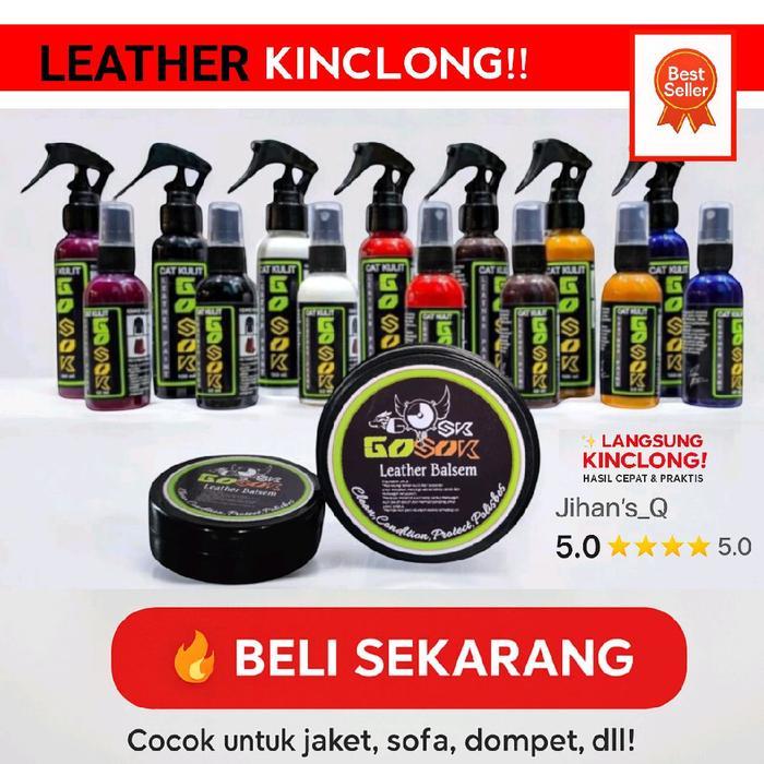 ASLI Cat Kulit Sepatu Repaint Cat jaket kulit tas canvas Gosok Leather Paint Acrylic Cat Midsole