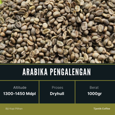green Bean biji kopi Dryhull Pangalengan  - 1 kg