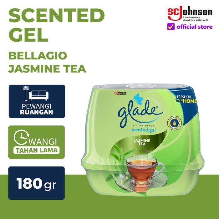 GLADE SCENTED GEL JASMINE TEA - Pengharum Kamar Mandi