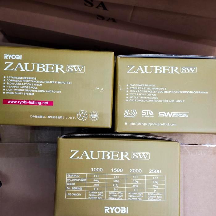 Reel Ryobi Zauber Sw Saltwater 1500 2000 2500 Power Handel