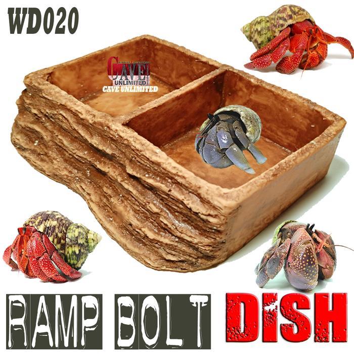 WD020 2IN1 WATERDISH KELOMANG UMANG KEONG TEMPAT MAKAN MINUM BERENDAM