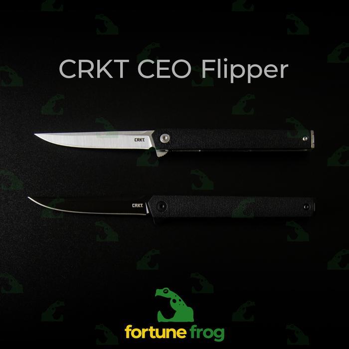 terlaris, best seller CRKT CEO Flipper AUS-8 IKBS EDC Folding Knife 100% ori