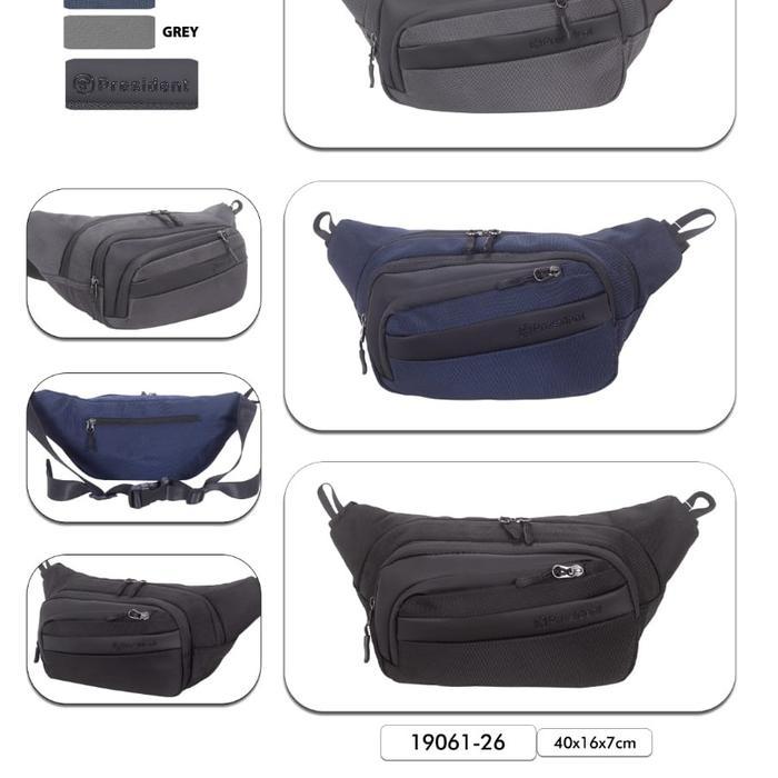 President Tas Pinggang President Original Waist Bag Sling Bag Best Seller