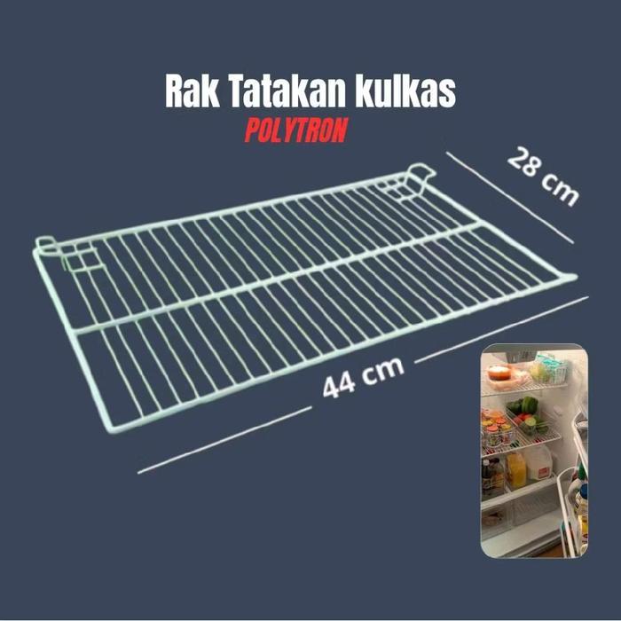 TERLARIS rak kulkas / tatakan kulkas besi 44cm28cm untuk kulkas POLYTRON SALE