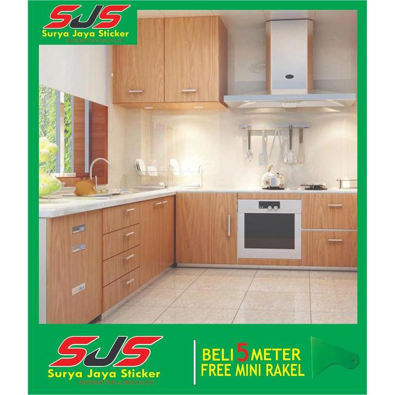 "New" sticker/stiker motif selat kayu/wall ticker kayu