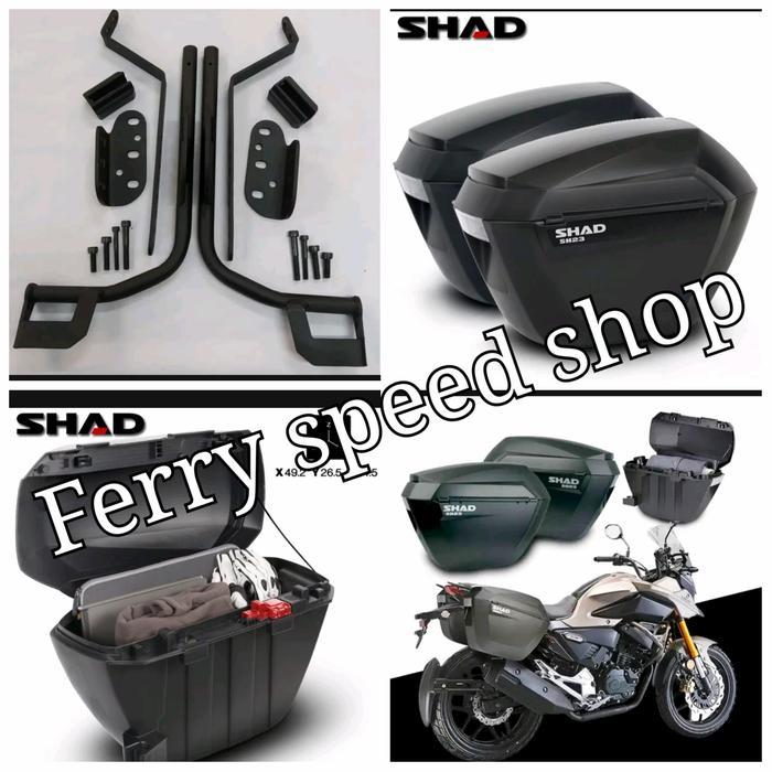 Terpopuler Box Shad Sh 23 Side Box Sh23 + Kit Side Master Shad 3P Universal / Breket Side Box Shad