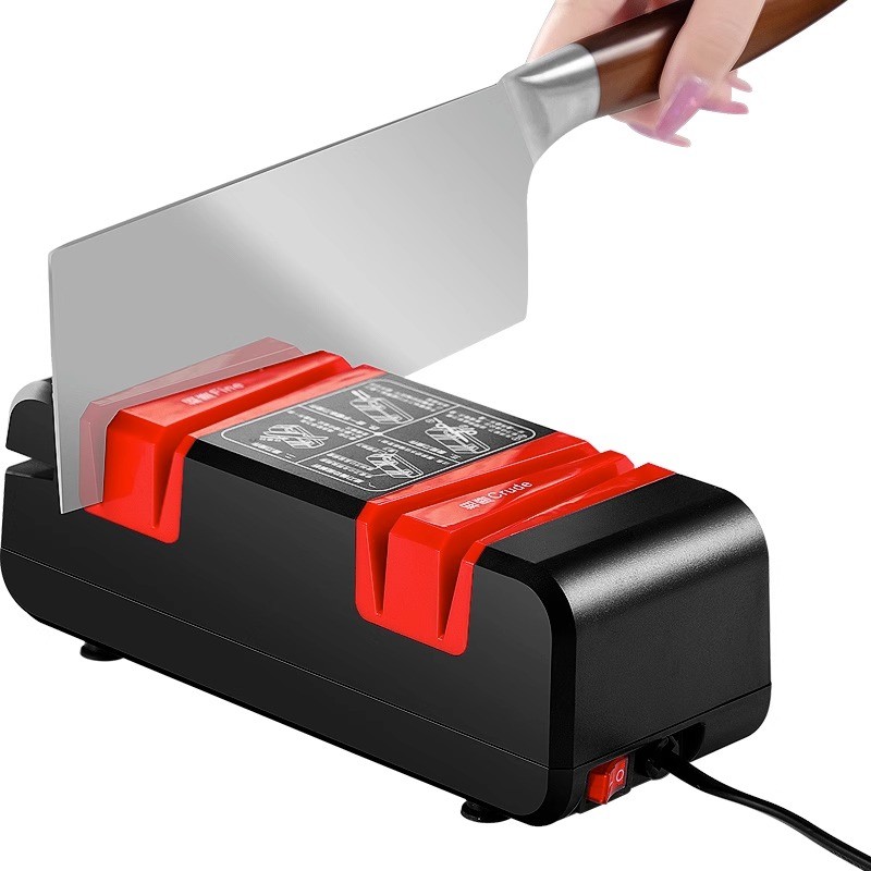 Baru Electric Knife Sharpener 220V Automatic Small Knife Sharpener Household Kitchen Knife Sharpenin