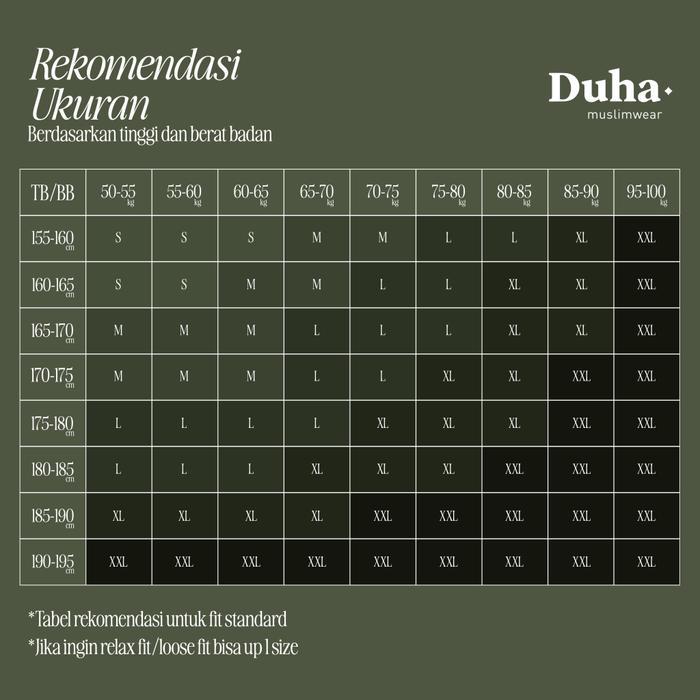 Duha Gamis Pria Medium Lengan Panjang - Saif - Dark Navy