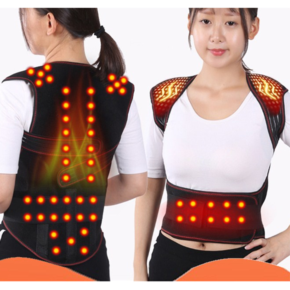Self-heating Magnetic Therapy Belt Waist Back Posture Corrector Spine Lumbar Brace Back Support Wais