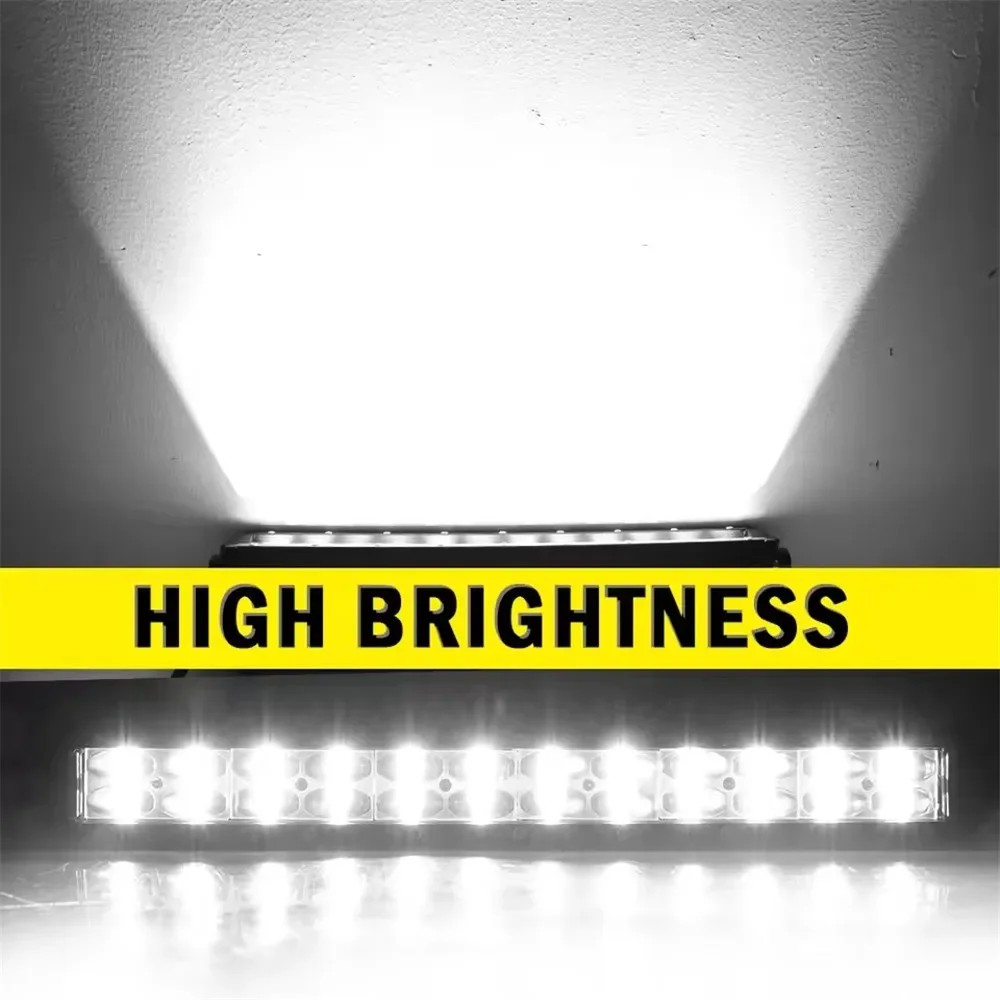 6D Lens Dual Row Led Light Bar Spot Flood Led Work Light 4x4 Led Bar for Truck ATV SUV Car Roof