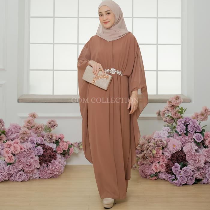 Lidia Baju Kaftan Putih Wanita Terbaru Baju Gamis Kaftan Hitam Elegan Mewah Gamis Kaftan Kondangan