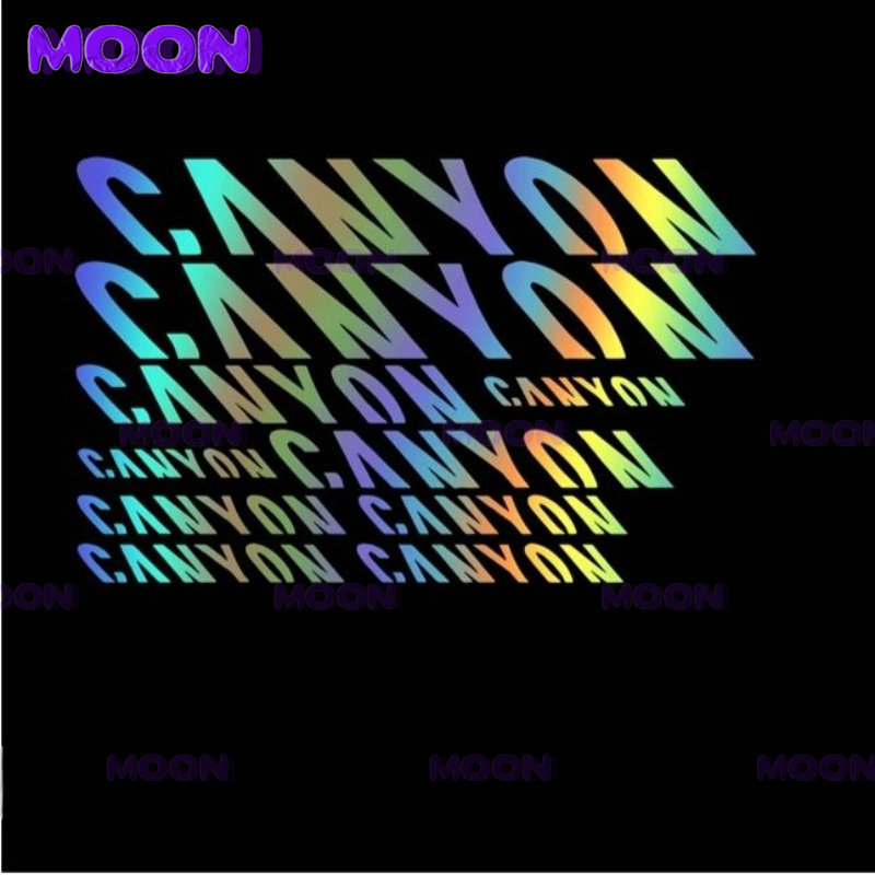 Waterproof Reflective Canyon Stickers for Road Bike Mountain Cycling Sticker MTB Bicycle Wheels Deca