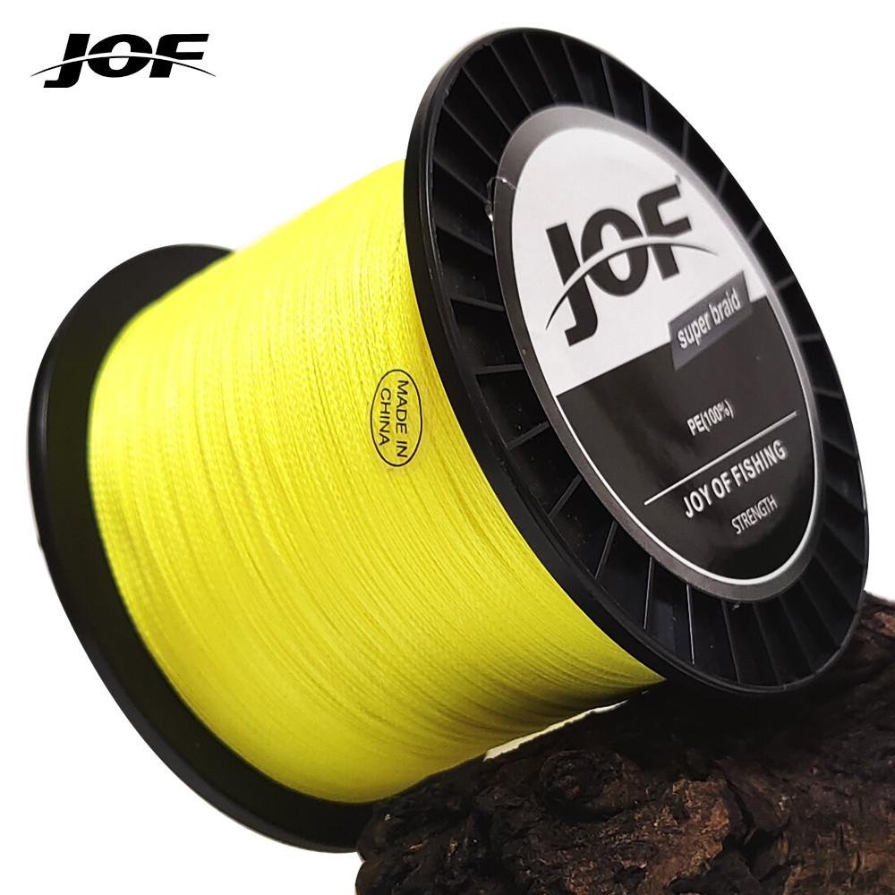 JOF Hot 4 Braided PE Fishing Line 1000M Fishing Goods Jigging Fishing Accessories Outdoor Camping Eq