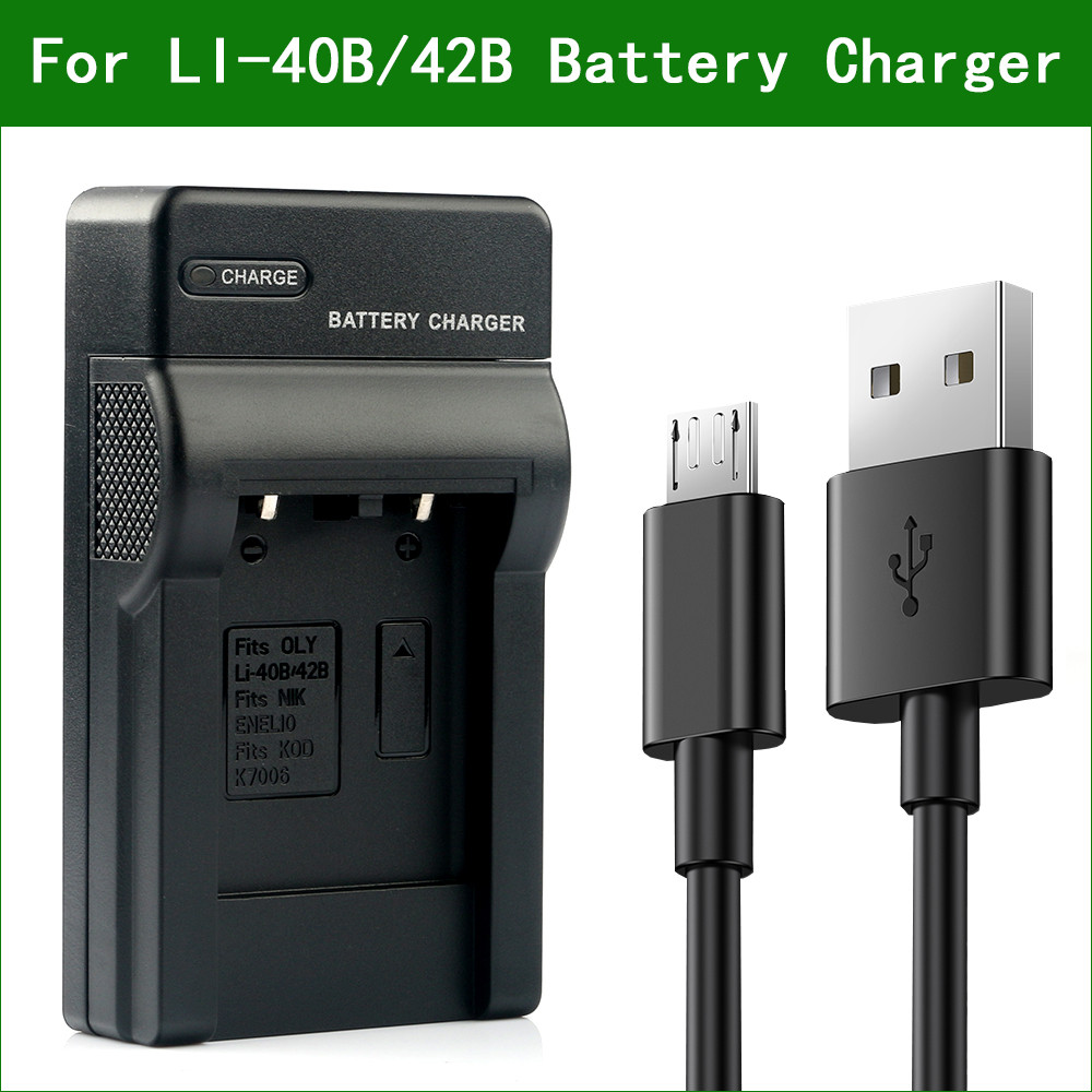 LANFULANG Camera Replacement Battery Charger LI-42B LI-40B For Olympus FE-220 FE-230 FE-240 FE-250 F