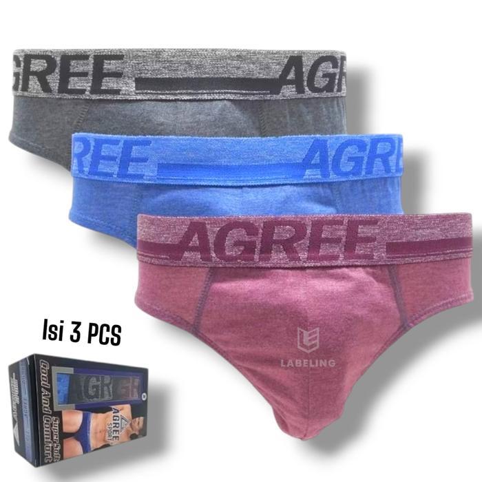 Labeling- Isi 3 Pcs Celana Dalam Agree Art 2323