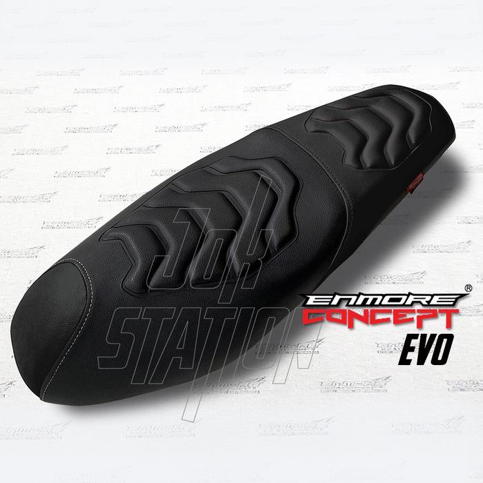 Ready Enmore Kulit Jok Motor - EVO - All Motor - Enmore Concept Sarung Jok Motor Anti Slip Bahan