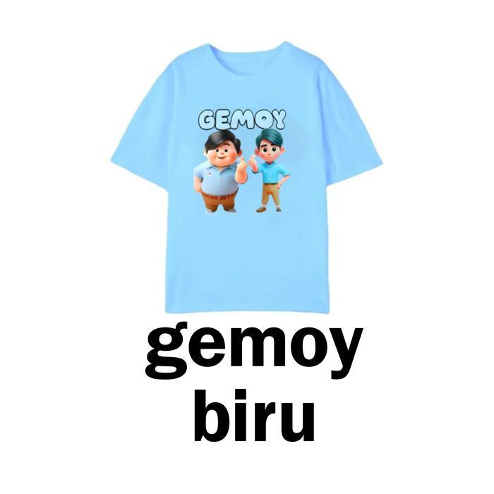 Baju Kaos GEMOY PRABOWO/Kaos Relawan PRAGIB GEMOY /Baju Prabowo gemoy