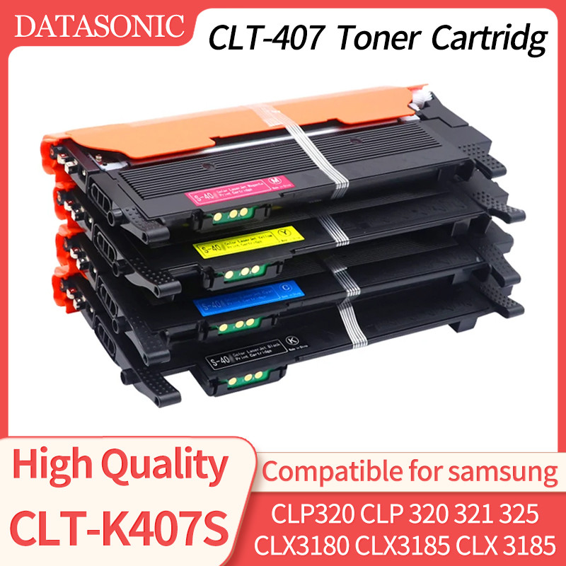 Dat Clt-K407S 407 Toner Cartridge For Samsung Clp320 Clp 320 321 325 Clx3180 Clx3185 Clx 3185 3180
