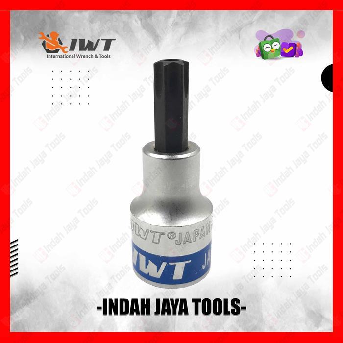 IWT JAPAN Mata Sok Bintang T40 T50 Kunci Kepala Babi Lubang Tamper
