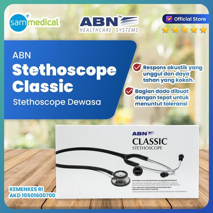 Ready ABN Classic Stethoscope Adult / Stetoskop Dewasa / Stetoskop Klasik Dewasa
