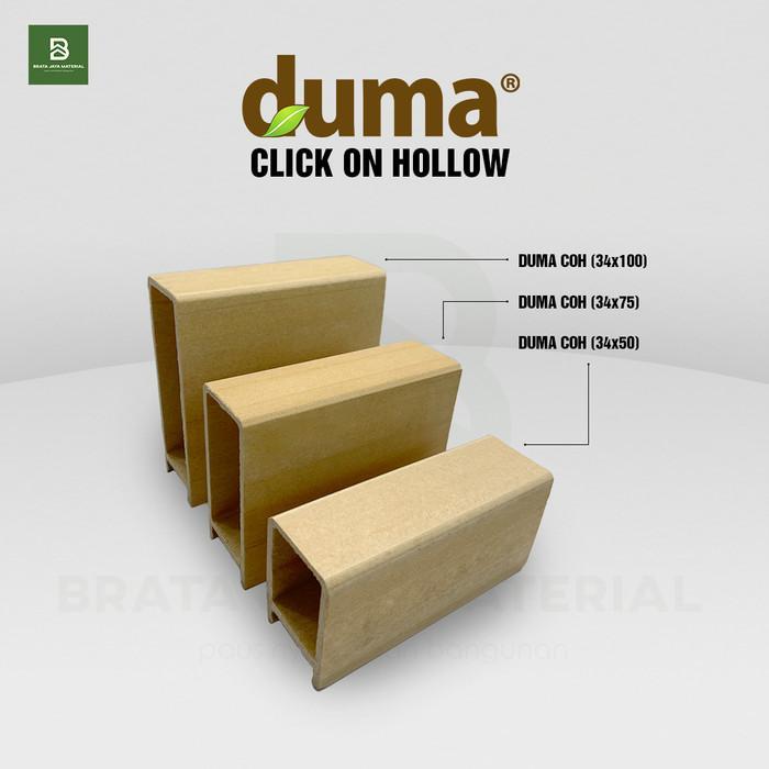 Top READY STOCK TANPA NUNGGU WPC Duma Panel 4 Meter Tipe Click on Hollow Click-on-Hollow COH 50x50