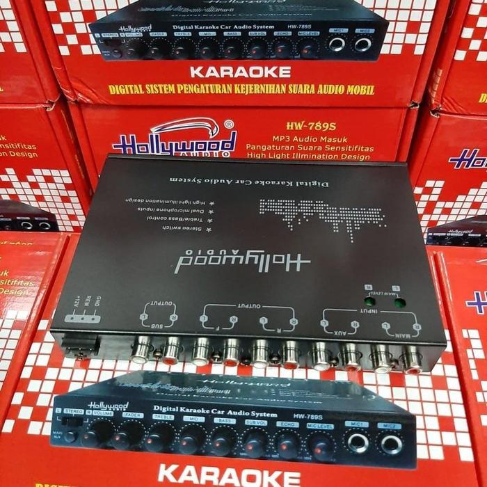 Preamp Parametrik Equalizer Mobil Hollywood Hw 789S