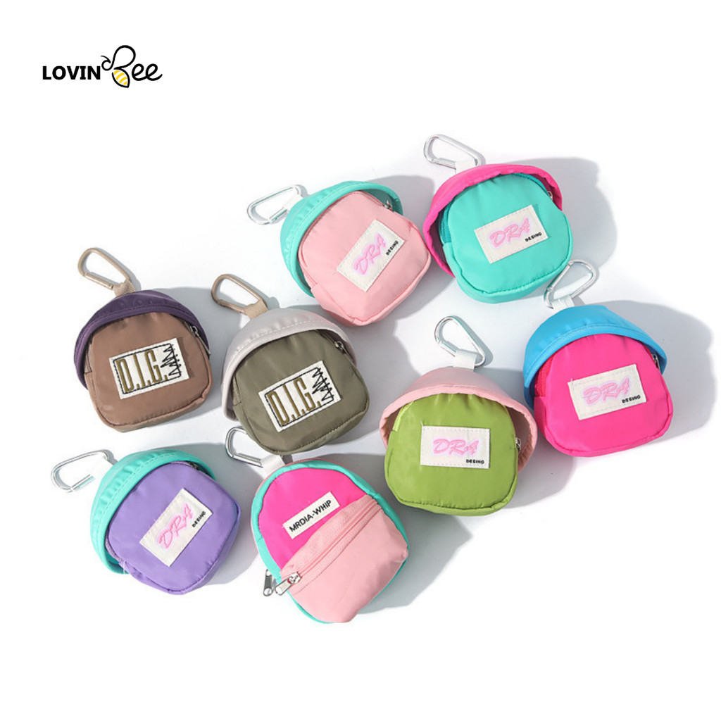 Dompet Koin Backpack Gantungan Kunci Backpack Mini Pouch Mini Dompet Koin Dompet Earphone