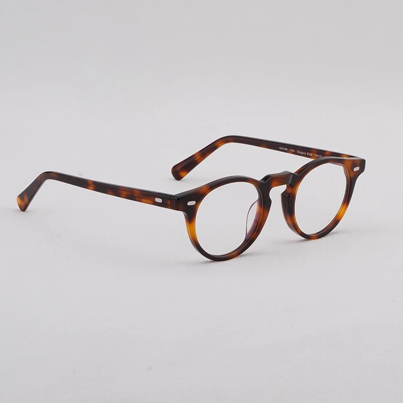 45 Size Vintage Glasses Frame Gregory Peck OV5186 Round Retro Prescription Eyeglasses For Men And