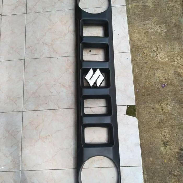 Grill Humer New Lampu Bulat Logo S Suzuki Jimny Katana