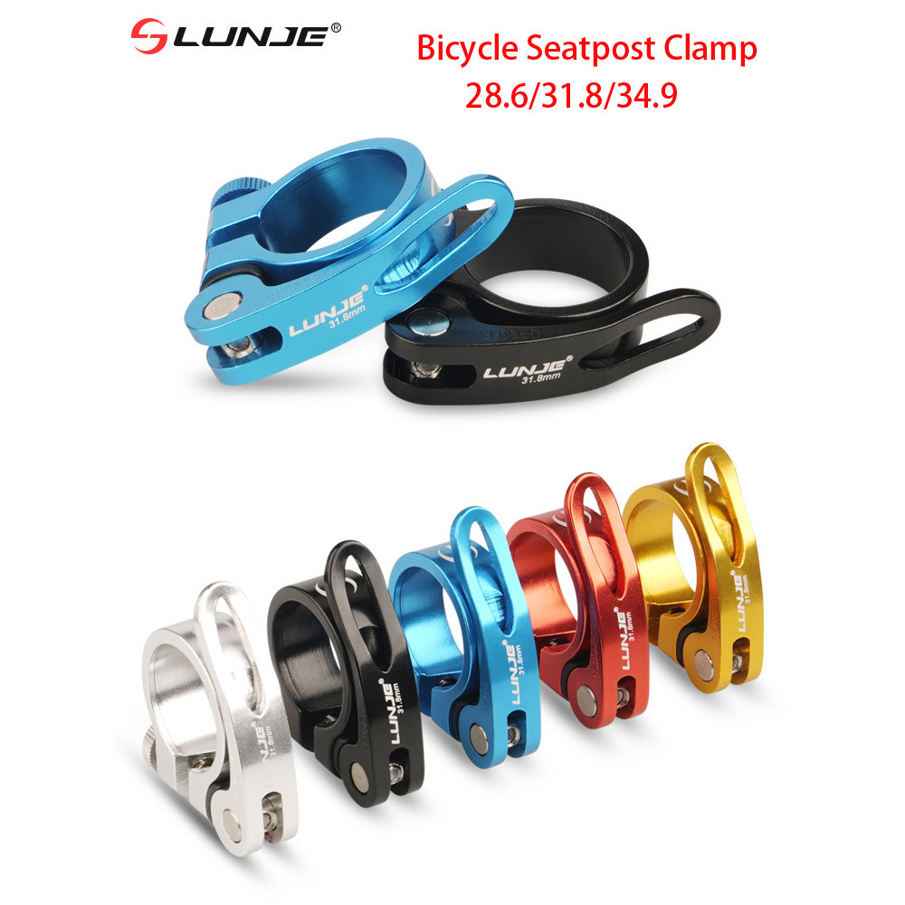 Aluminum Alloy Seatpost Clamp Seat Tube Clamp Mtb Seat Tube Clip Parts Saddle Seat Clamp