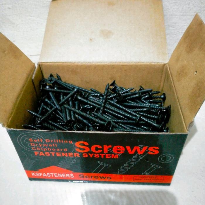 "New" sekrup gypsum 5cm sekrup gipsun 6 x 2 1dus sekrup gipsun 2 inchi