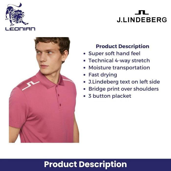 Baju Golf Pria J.Lindeberg Lionel Polo Shirt Terlaris
