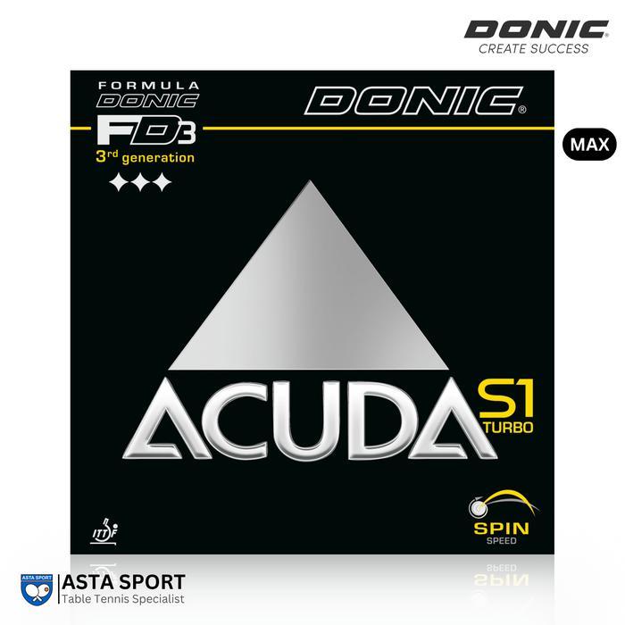 READY DONIC ACUDA S1 TURBO Karet Pingpong Rubber Tenis Meja