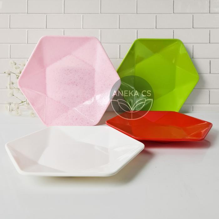 Piring Saji Melamin 8 inch - Piring Aesthetic - Piring Saji - P4109