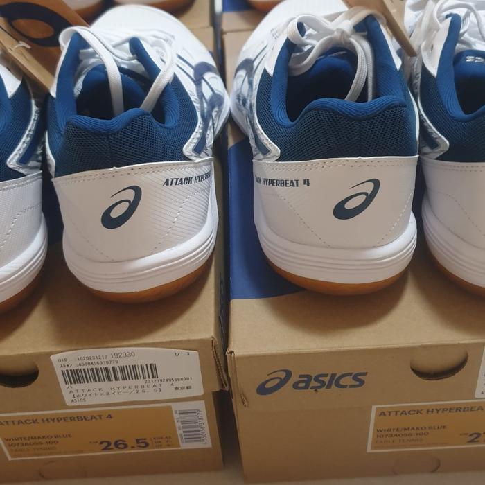 READY Sepatu Pingpong/Tenis Meja Asics Attack Hyperbeat 4 Original