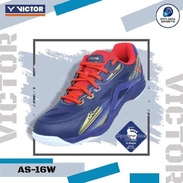 READY Sepatu badminton victor AS-16W as 16 w sepatu victor as 16w