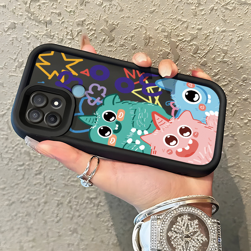 Casing Hp Untuk OPPO A15 A15s A35 Case komik Unicorn berbulu Kasing Premium Silicone Full Cover Soft