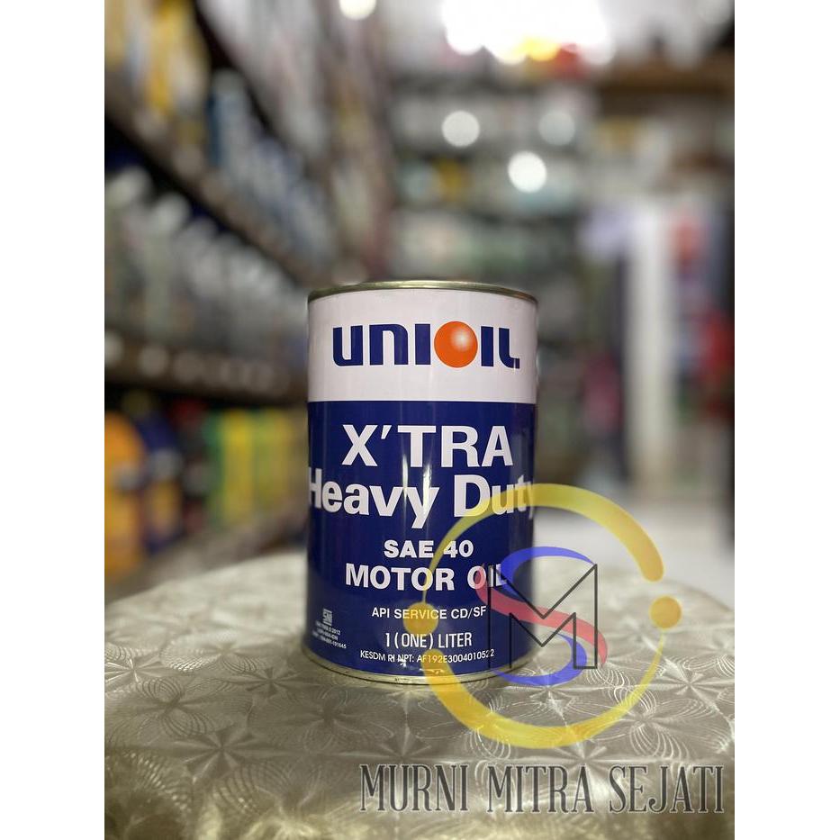 UNION UNIOIL X'TRA HEAVY DUTY SAE 40 MOTOR OLI UNI OIL XTRA EXTRA 1 L