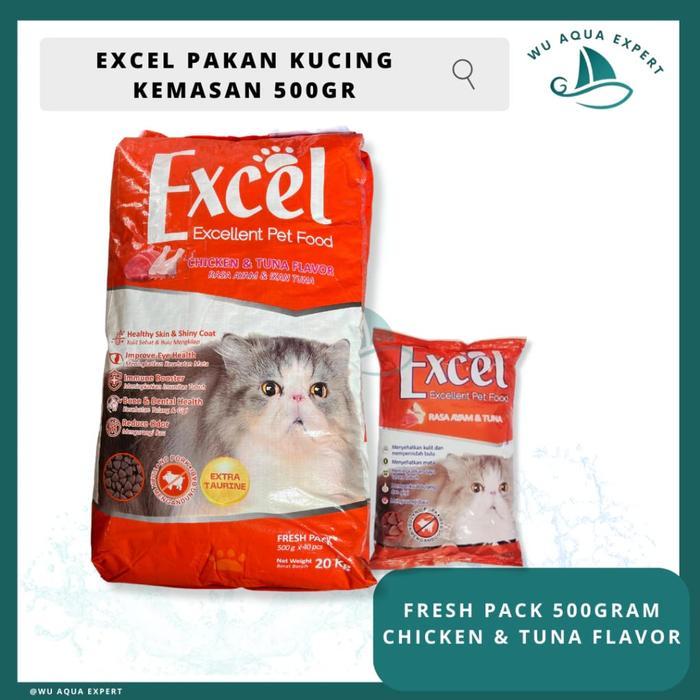 EXCEL Pakan Kucing Japfa cat food pelet dry food Makanan Comfeed Eksel
