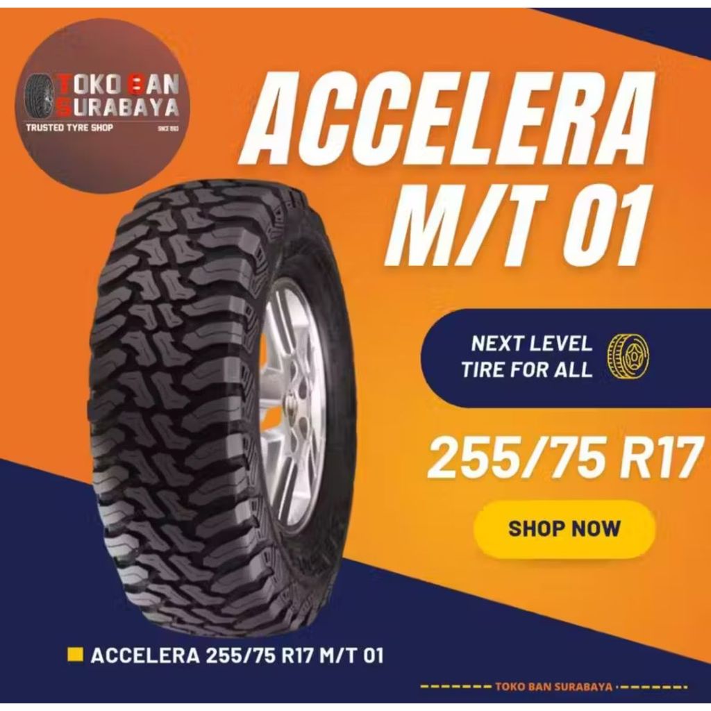 Ban Accelera 255/75 R17 255/75R17 25575R17 25575 R17 255/75/17 R17 R 17 M/T 01 MT 01 M/T01 MT01