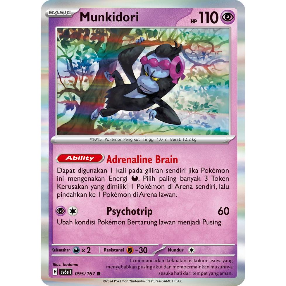 MUNKIDORI FOIL POKEMON TCG INDONESIA