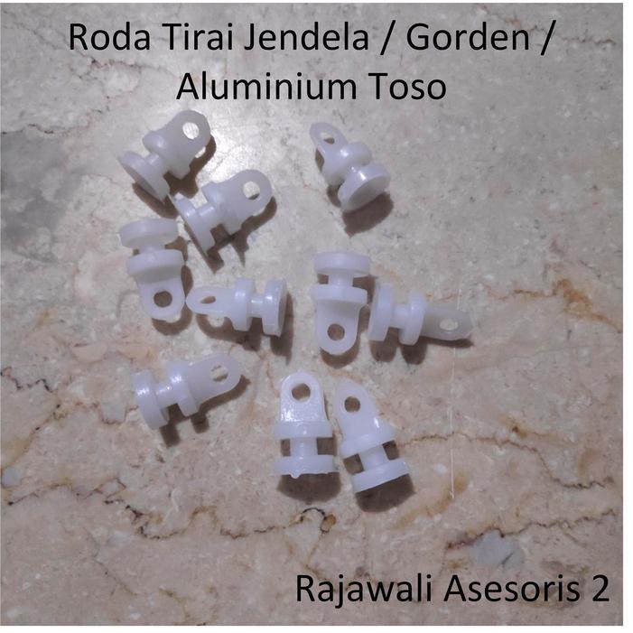 Roda Tirai Jendela / Gorden / Aluminium Toso