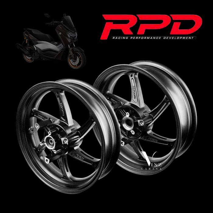 Velg RPD Nmax New Nmax Turbo By RPD Skyblade Hitam // Velg RPD Sky Blade Nmax Turbo / Nmax Neo / Nma