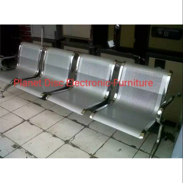 Kursi Tunggu plat besi kursi Airport 4 kursi teras bangku Teras kursi tanan bangku taman bangku outd