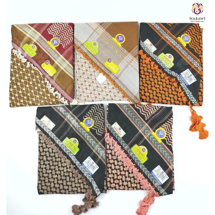 Sorban Arab Almas/Sorban Arab/Sorban Haji/Oleh-oleh Haji Umroh